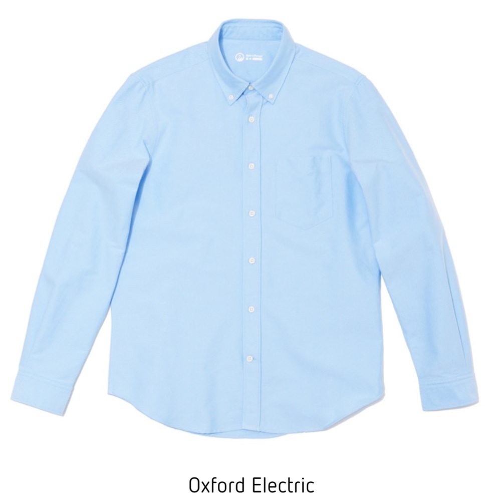 OUTLIER NYC Nyco Oxford shirt size L large Oxford electric blue new with tag